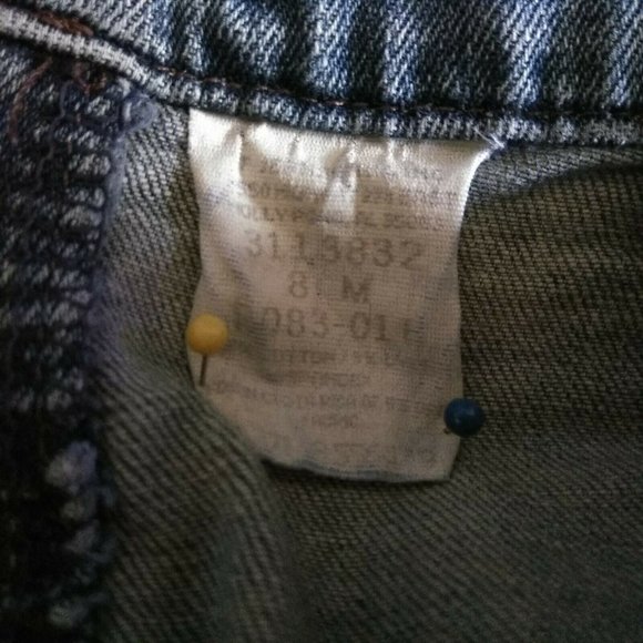 Vtg. Riveted By Lee High Waisted Carpenter Shorts - Picture 3 of 12